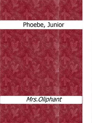 cover image of Phoebe, Junior